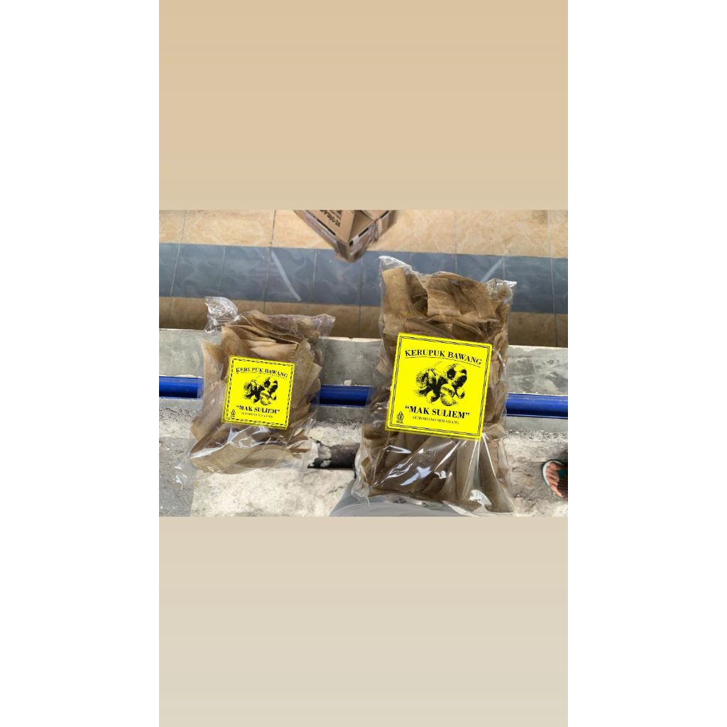 

Kerupuk Bawang Mak Suliyem