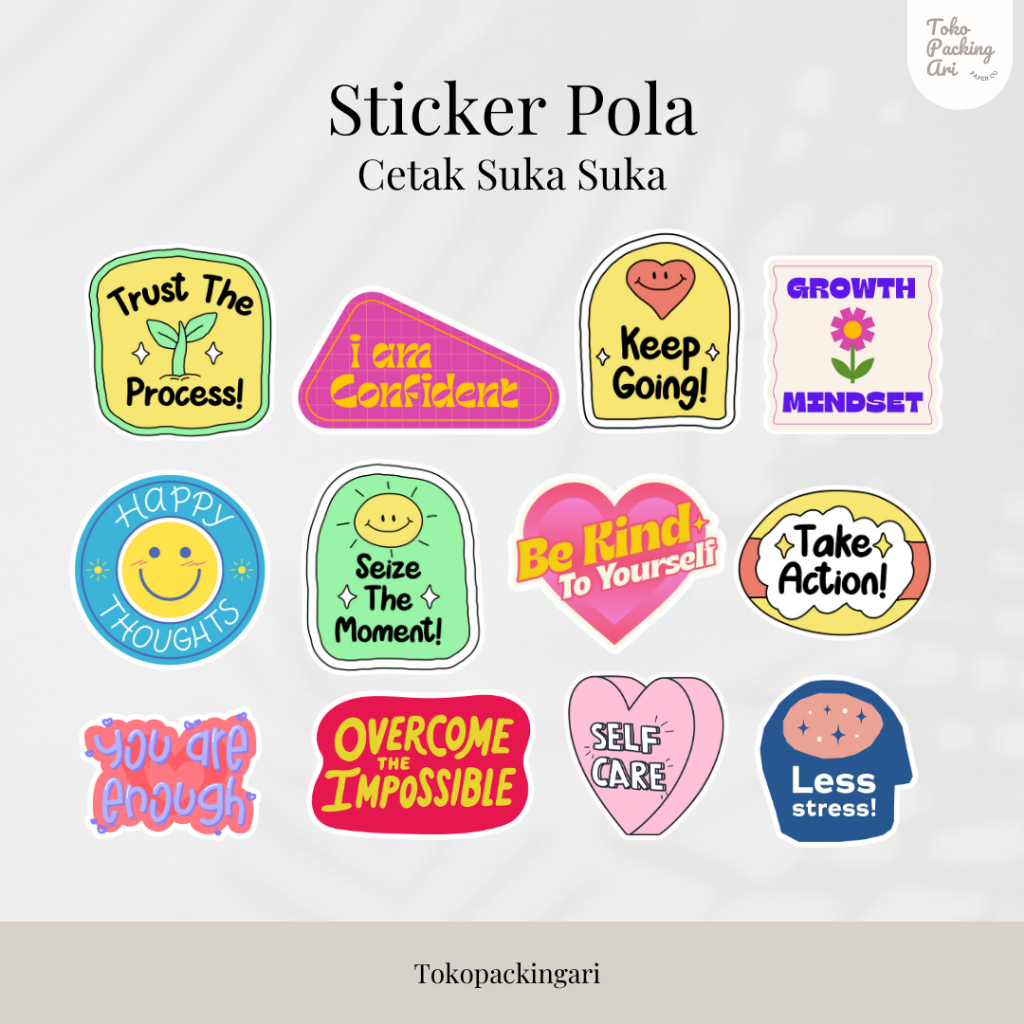 

Sticker Cutting Pola | Sticker Packaging | Die Cut Sticker | Kiss Cut Sticker