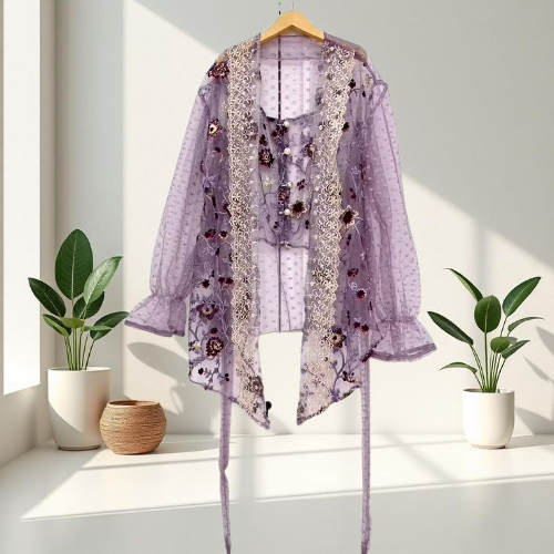 Outer Kebaya Kutubaru Tile Garden Kebaya Kondangan