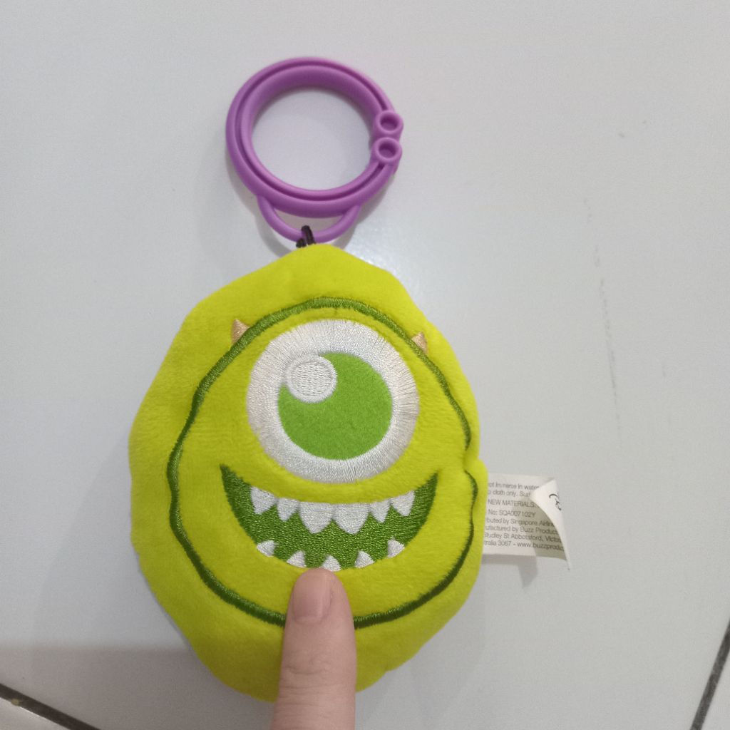 gantungan kunci plush disney pixar monster inc mike & sulley