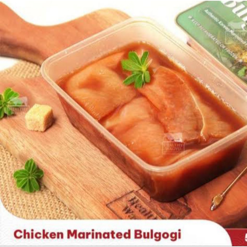 

slice ayam chicken sapi beef marinasi bulgogi 250gr