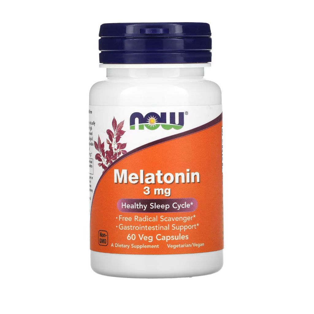 NOW FOODS MELATONIN 3 MG 60 CAPSULES