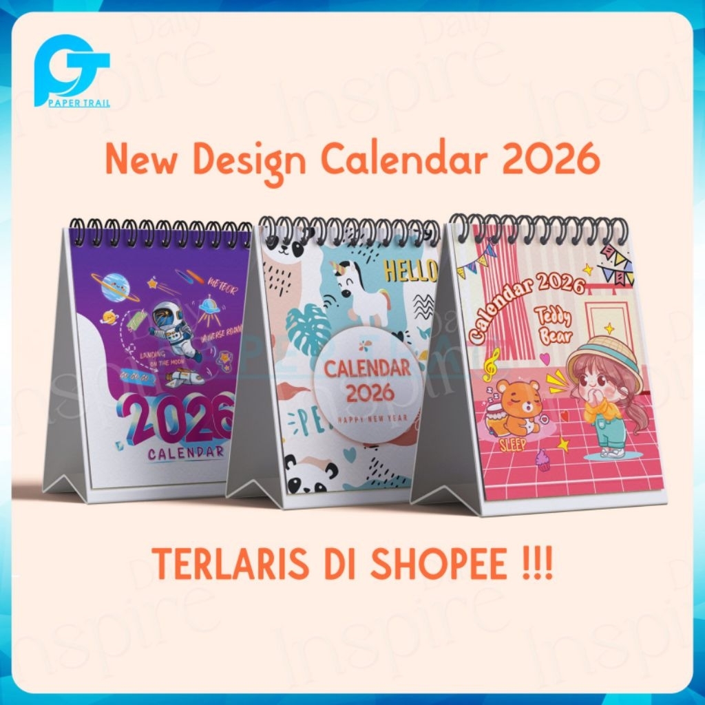 

NEW MODEL KALENDER 2026/KALENDER 2026/KALENDER MEJA/KALENDER MINI/KALENDER 2026 AESTHETIC