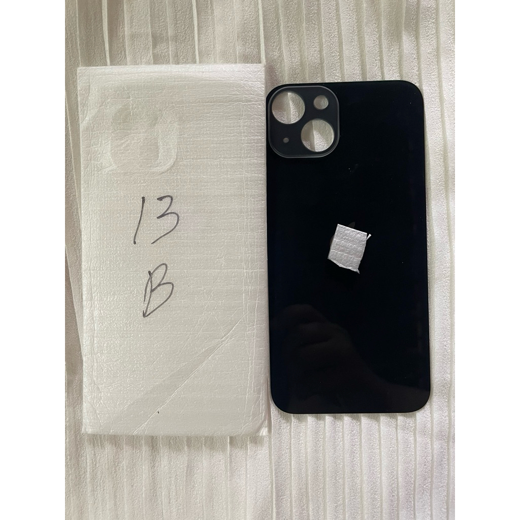 BACKGLASS IPHONE 13 BLACK/HITAM