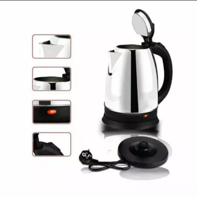 Teko Listrik Stainless 2.0L Teko Listrik 2 Liter Teko Pemanasan Air Teko Listrik Stainless ACC