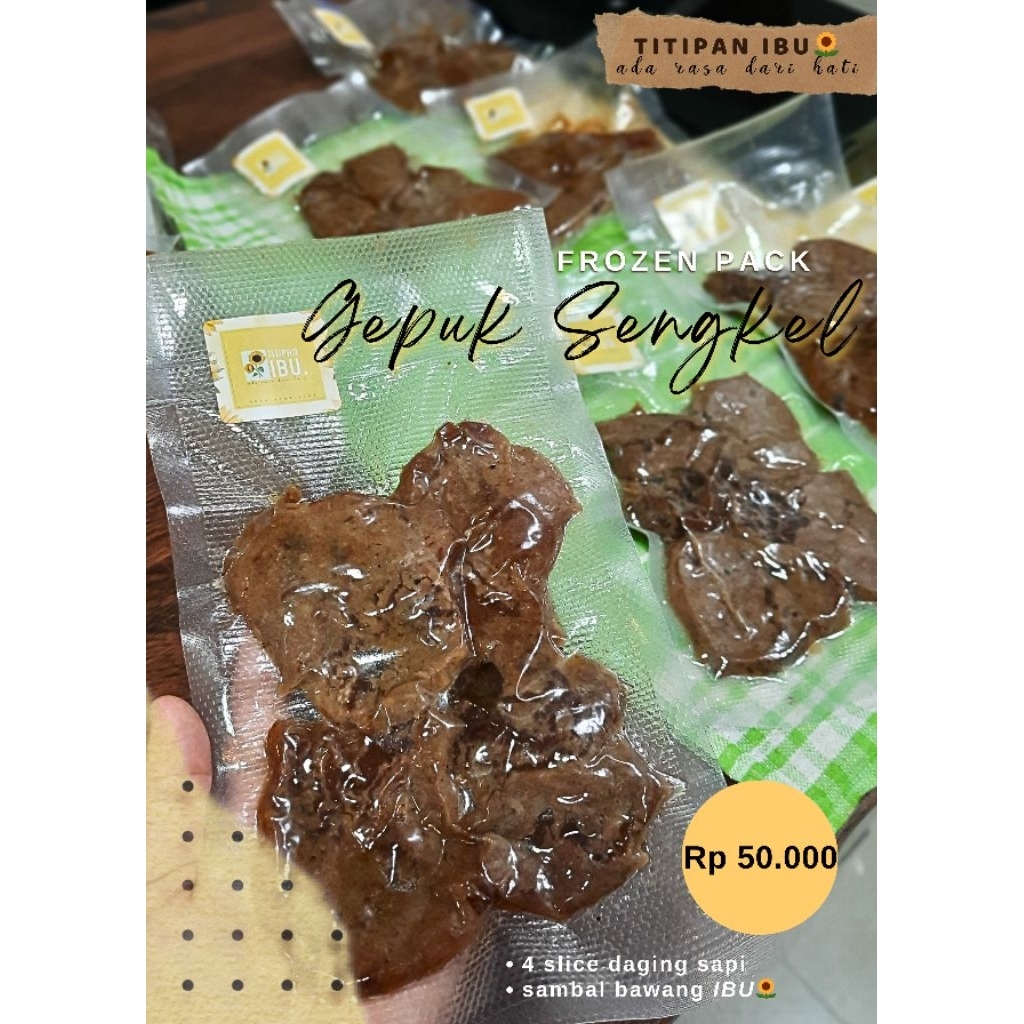 

Gepuk Daging Sapi / Gepuk Sengkel by TITIPAN IBU