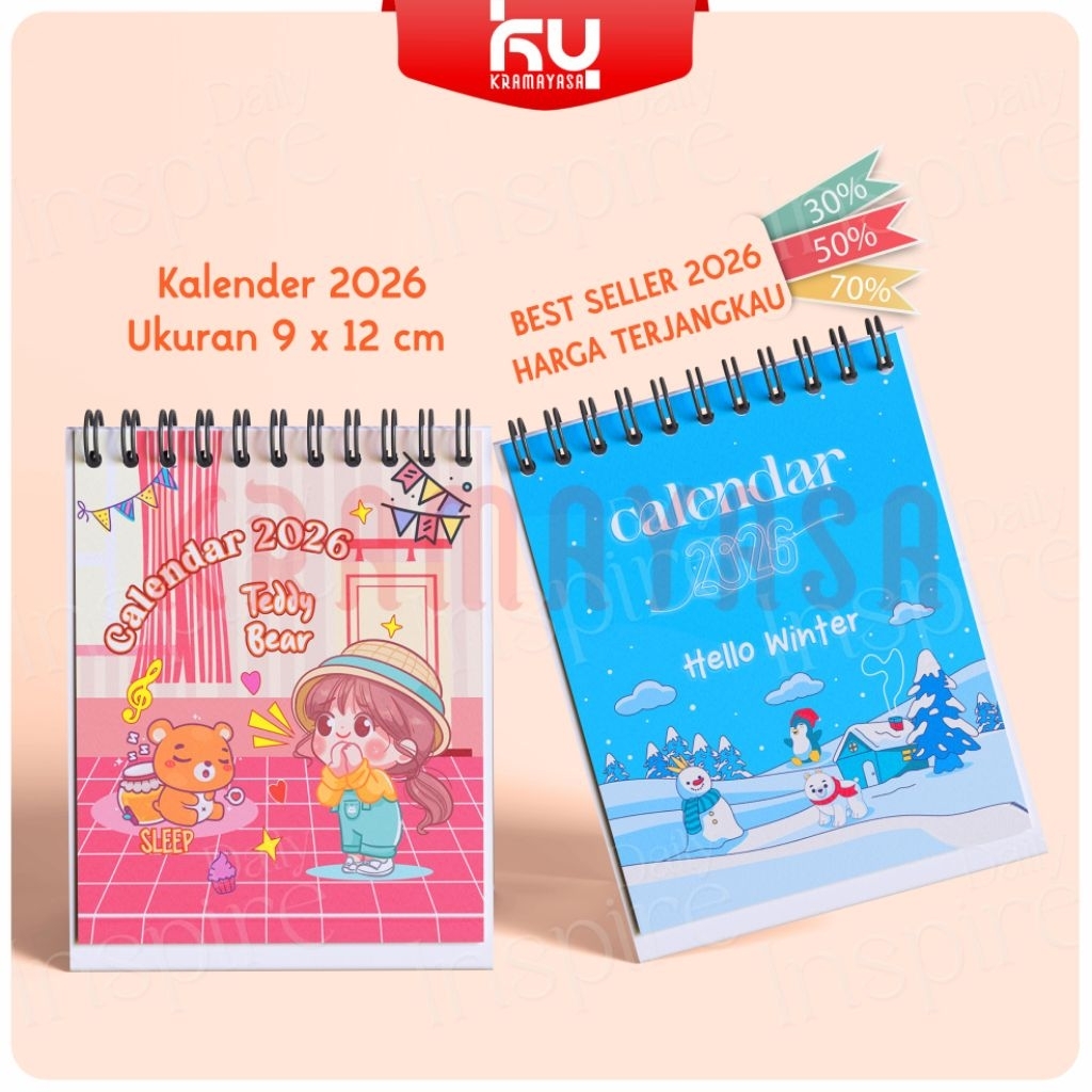 

NEW MODEL KALENDER 2026/KALENDER 2026/KALENDER MEJA/KALENDER MINI/KALENDER 2026 AESTHETIC