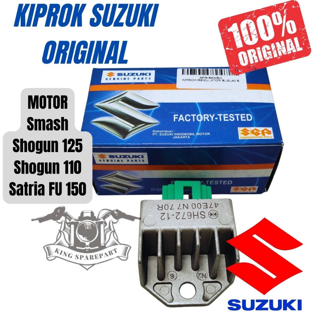 KIPROK REGULATOR SUZUKI MOTOR SMASH SHOGUN 125/110 SATRIA FU 150 KUALITAS 100% ORIGINAL