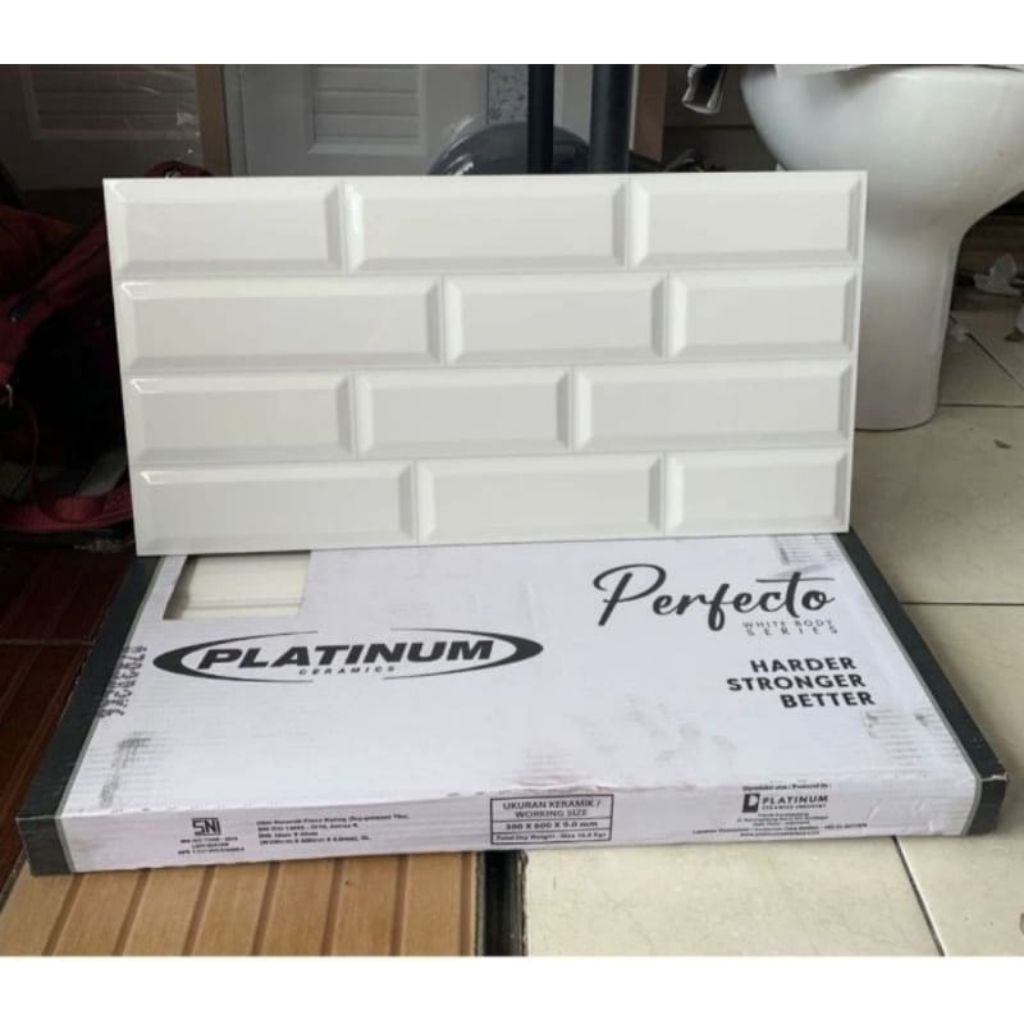 Keramik Dinding 30x60 Platinum Kobe white