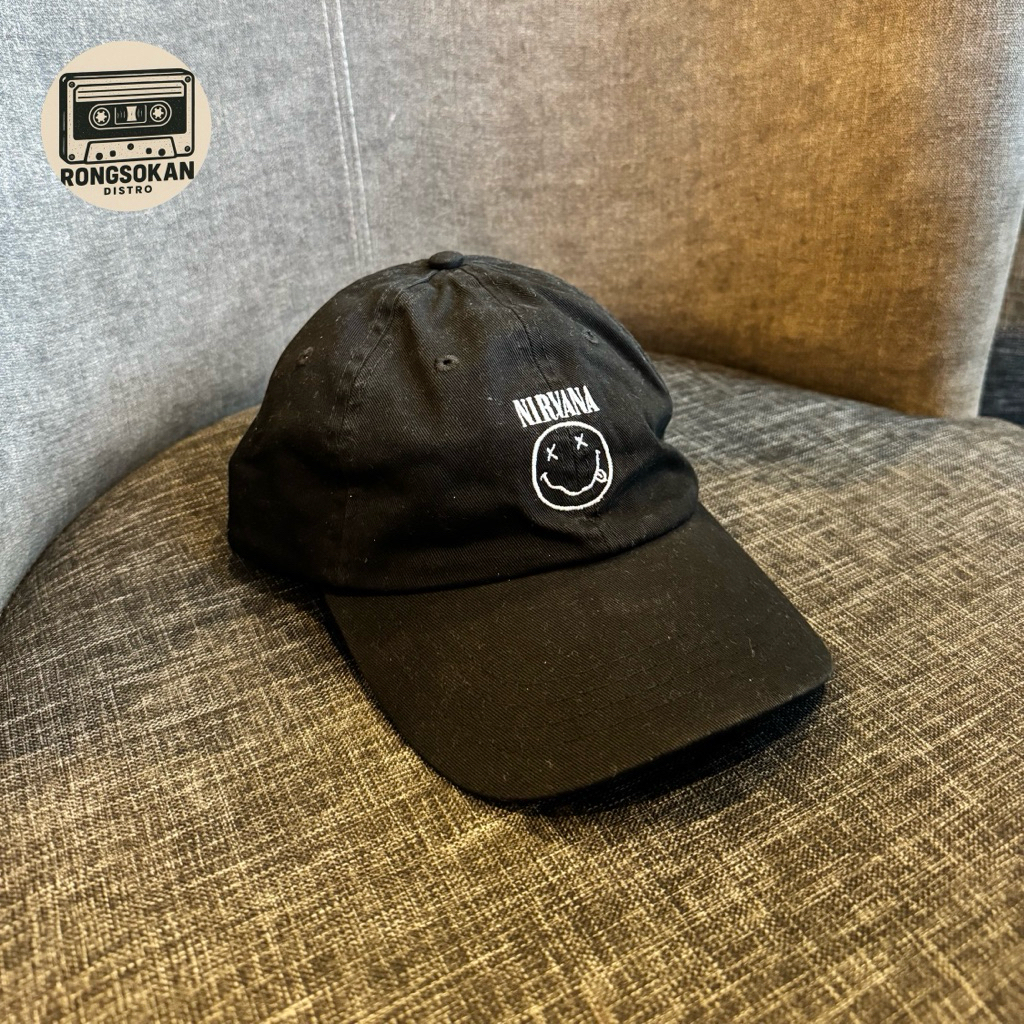 Topi NIRVANA COTTON ON BLACK (ADULT)