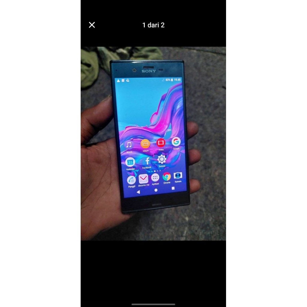 lcd sony xzs original copotan, normal