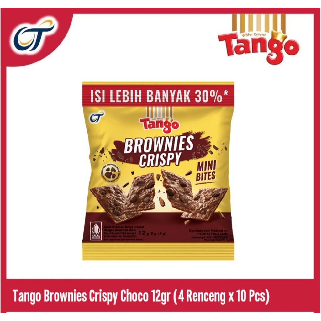 

BARU..! TANGO BROWNIES CRISPY CHOCO 12G (Jual 1 Dus isi 40 pcs)