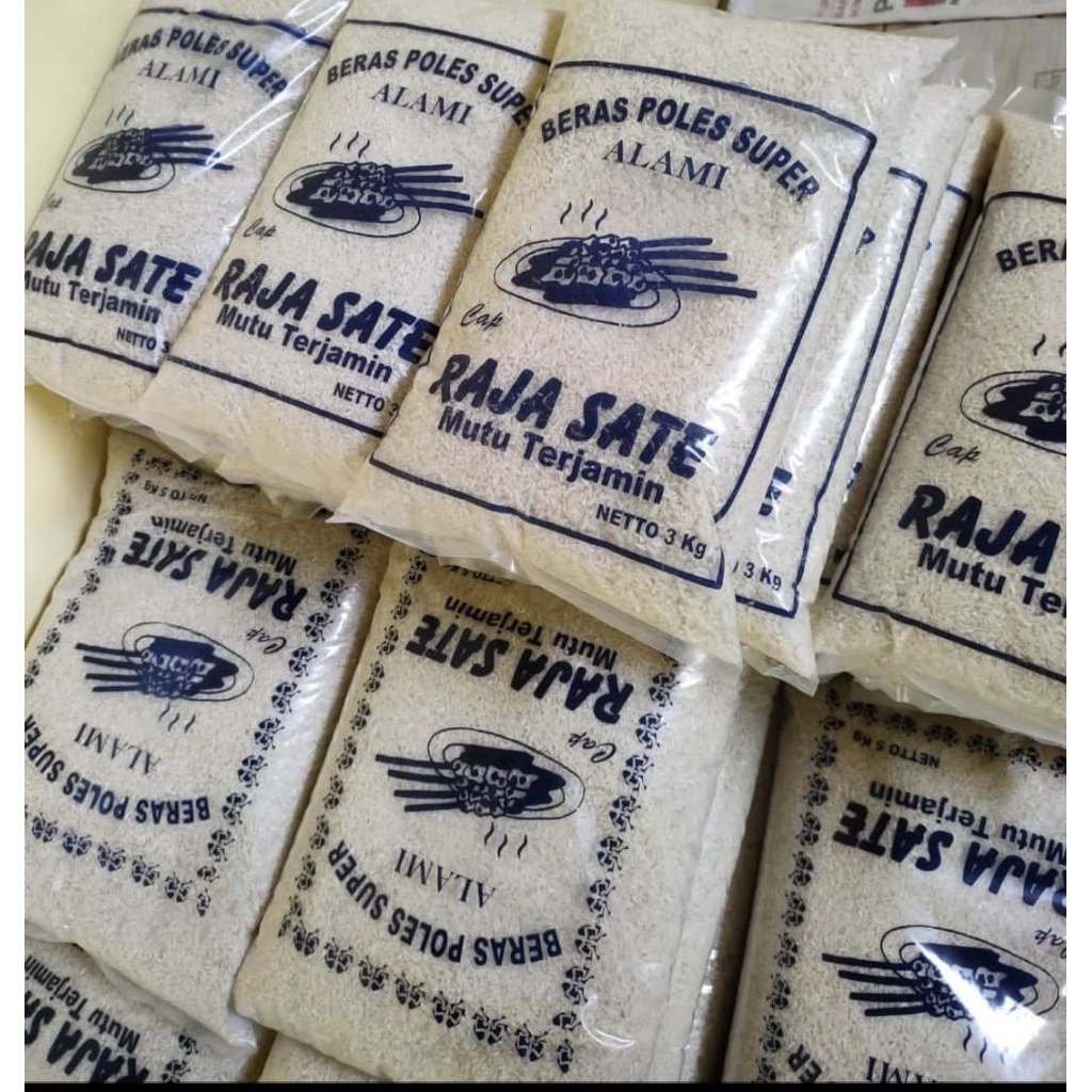 

Beras Pulen Super Poles Cap Raja Sate