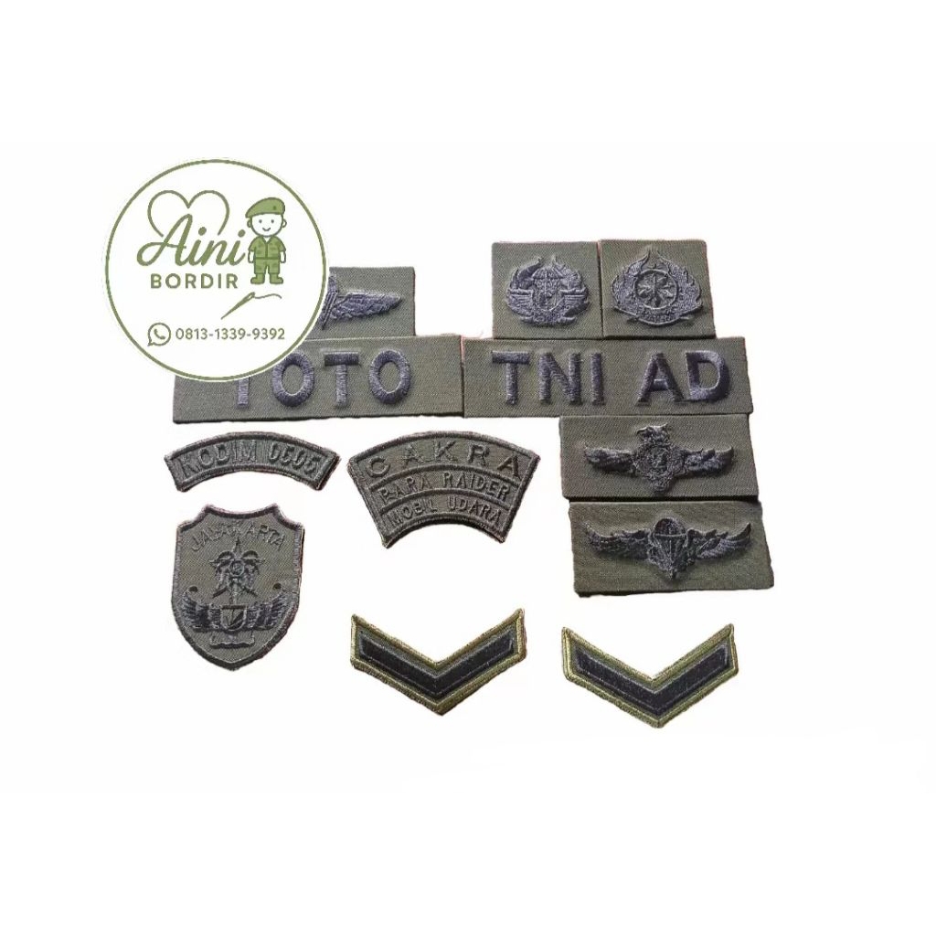 ATRIBUT MALVINAS TNI MIKA/PERKERAS