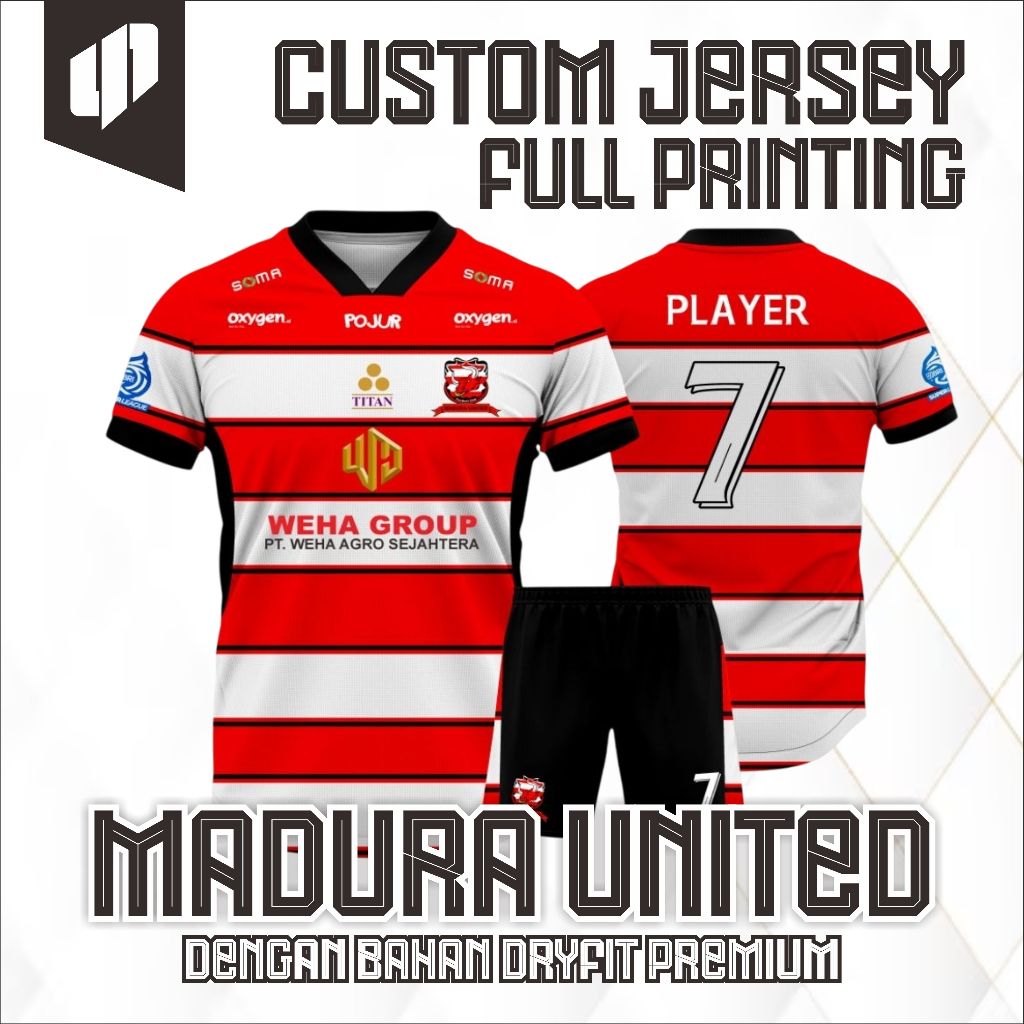 SAKAsport Jersey Madura United home 2025/2026 terbaru - BAJU KAOS MADURA UNITED TERBARU 2026
