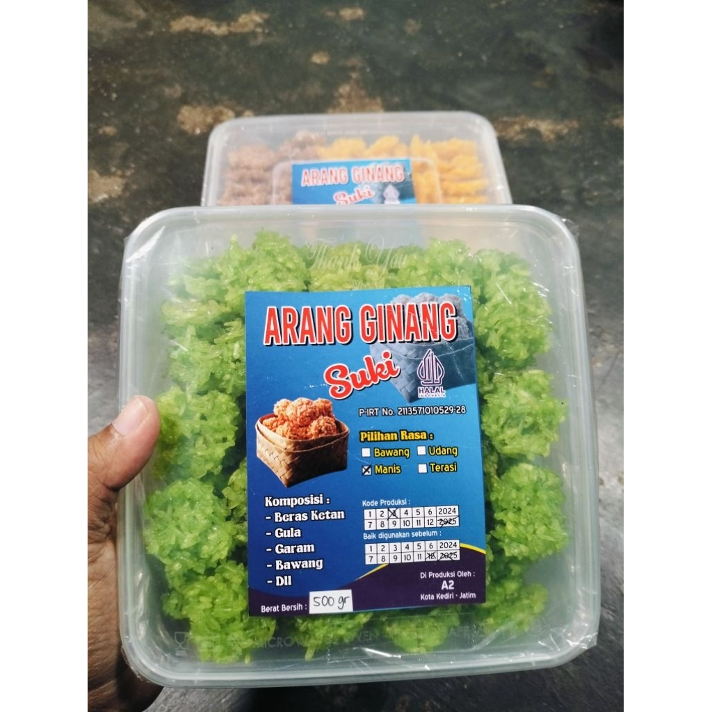 (A2toserba)krupuk rengginang mentah bentuk mini2 dari ketan siyem asli / rengginang mentah / renggin