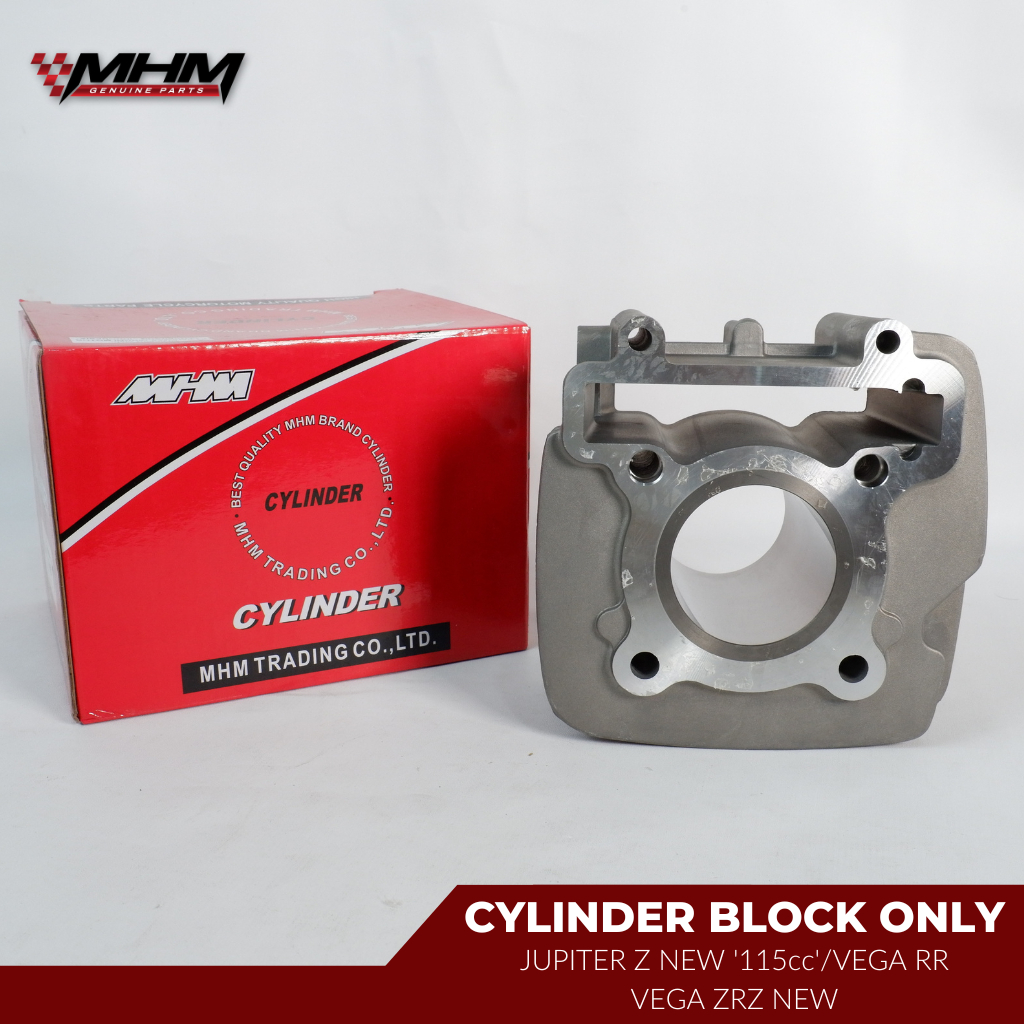 MHM Cylinder Blok Only Jupiter Z New 115cc / Vega Rr / Vega Zr | Blok Seher Jupiter | Blok Boring Me