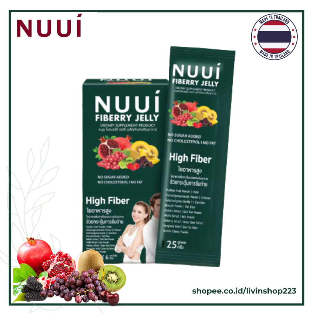 

Nuui Fibery Jelly, Thailand, 6 Sachet