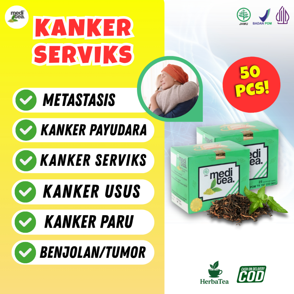 

[Paket 2 BOX] Meditea with EGCG - Teh Hijau Herbal Obat Kanker Serviks Kanker Payudara Paru Usus