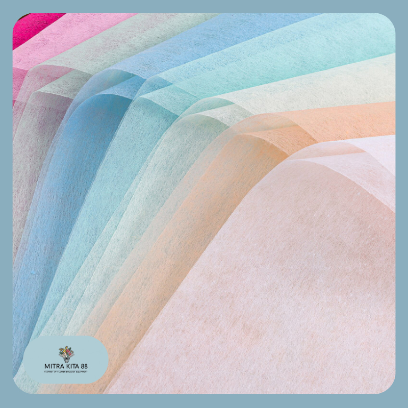 

Flower Wrapping Paper Korean Premium Cotton 50x47 Kertas Tissue SF31