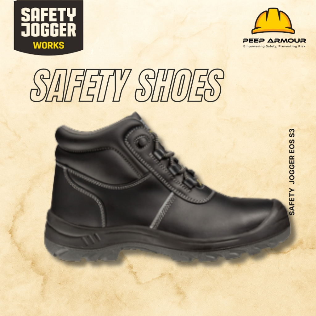 Safety Jogger EOS S3 – Composite Toe, Metal-Free, Waterproof & Lightweight Safety Shoes 100% Origina