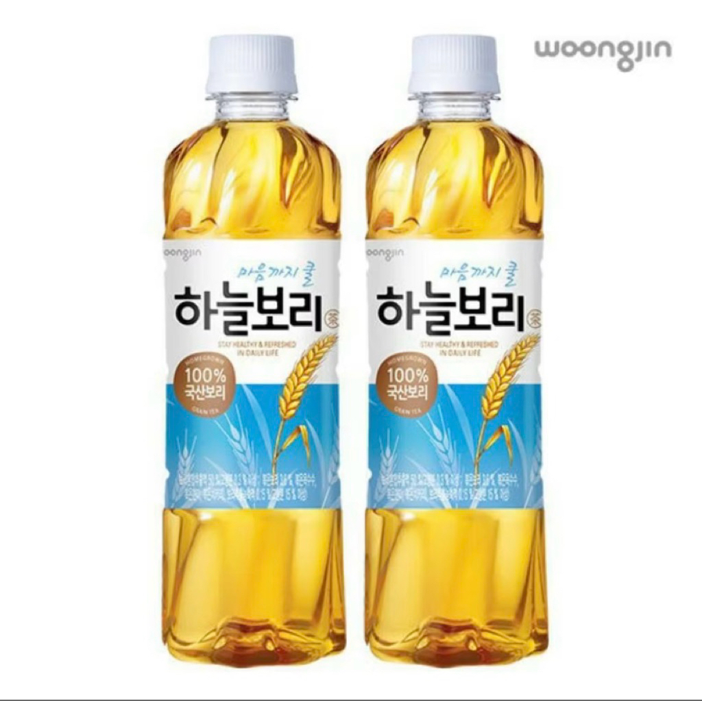 

Woongjin Sky Barley Tea 325ml Minuman Teh Barley Korea Botol