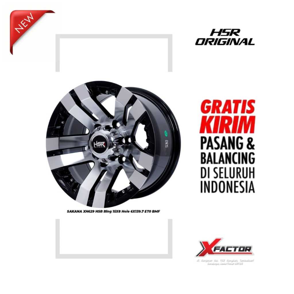 VELG R15 HSR SAKANA HSR R15X8 H6X139,7 ET0 BMF