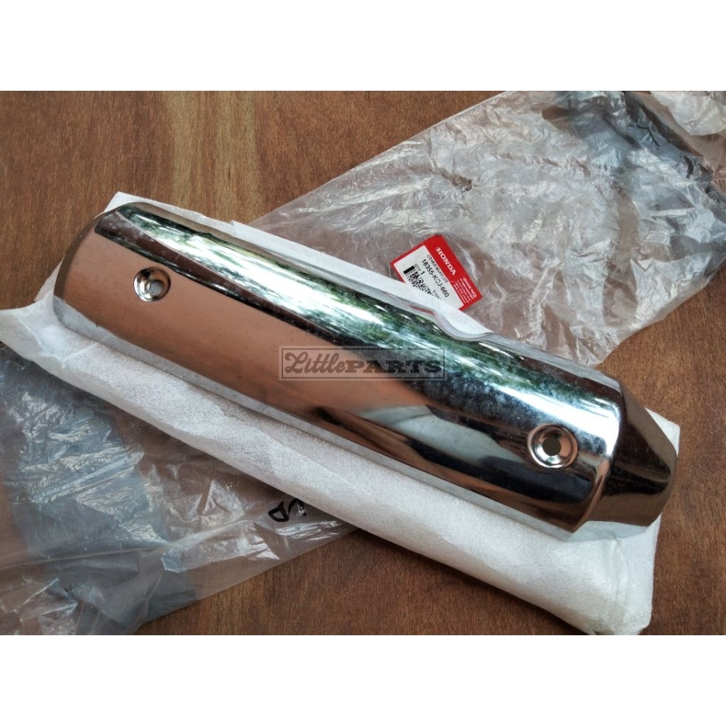 18355 KCJ 660 cover Muffler cover tutup tameng knalpot Honda Tiger Revo new awal ori original ahm