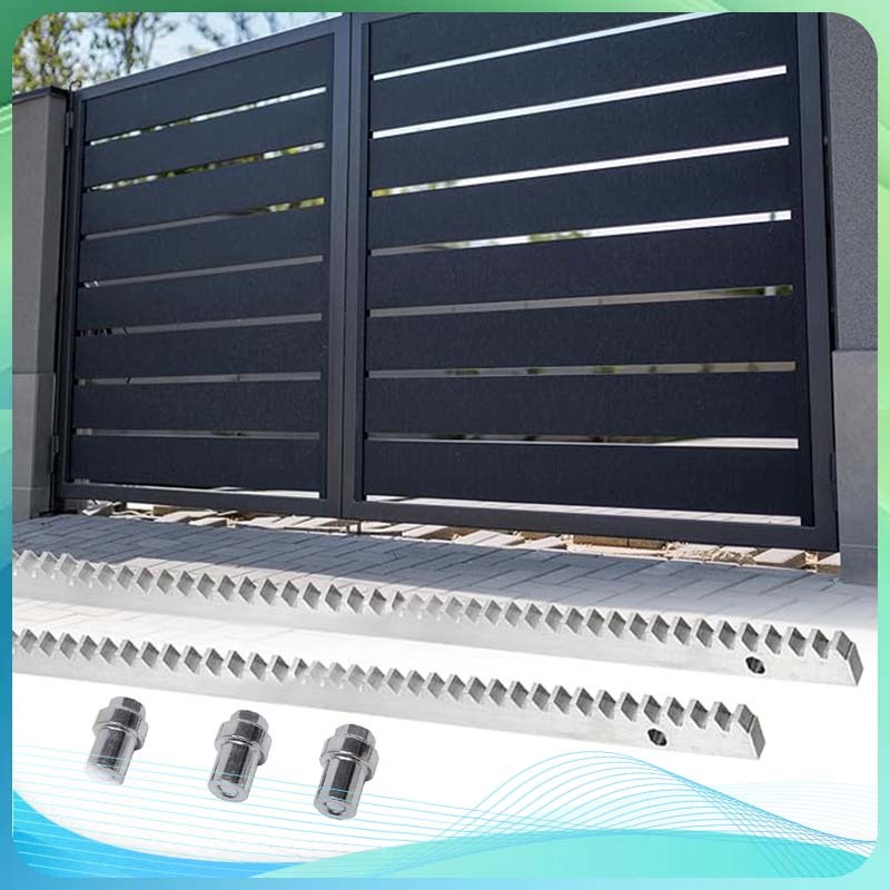 1m Gear Rack Rel Pintu Sliding Gear Rack Besi Rel Auto Gate Gear Rack Sliding Gate Gear Rack Auto Sl