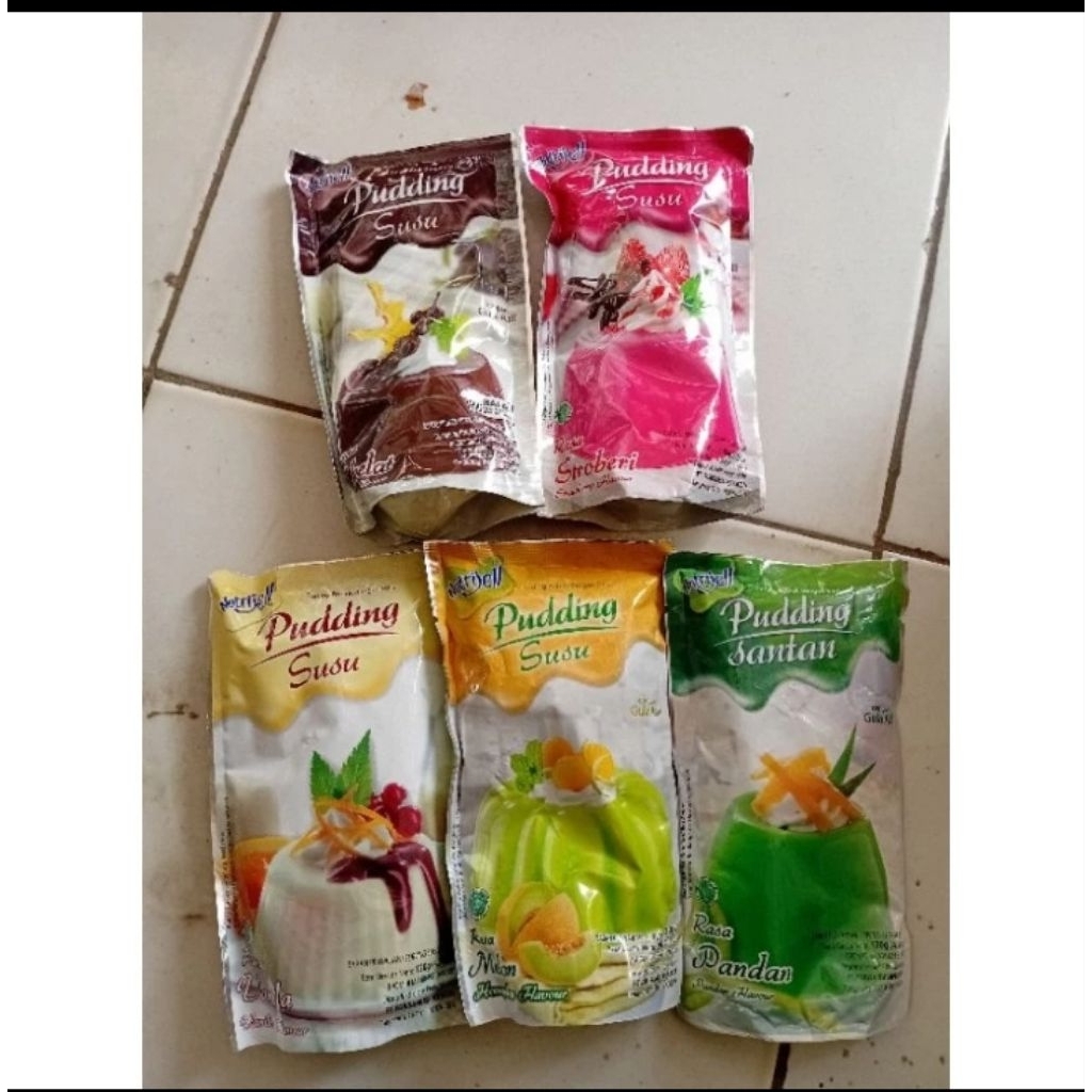 

Nutrijell puding susu aneka rasa 140g