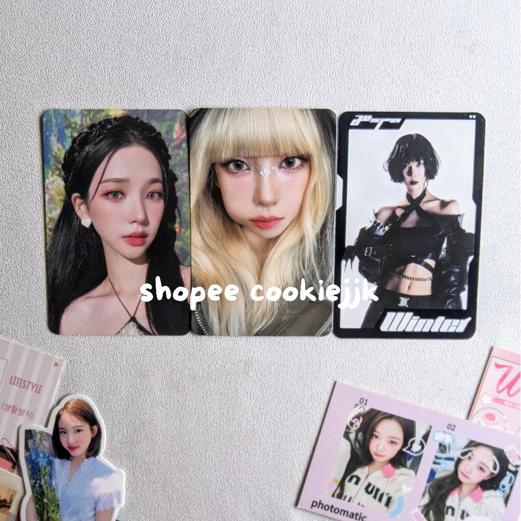 ready photocard official aespa karina winter smcu guest armageddon karmol stc whiplash special tradi