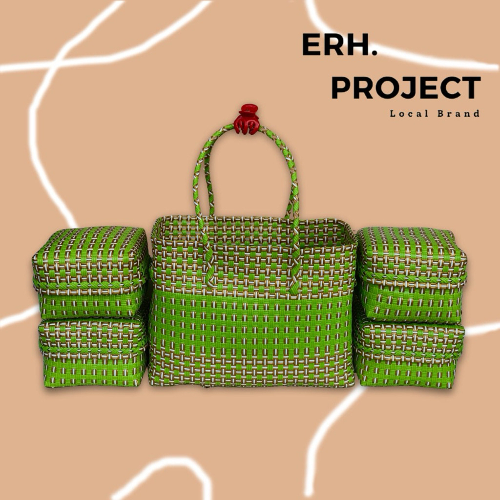 Tas Anyam Jali Set 4 Keben Bali Termasuk Besek Bambu Keben 18