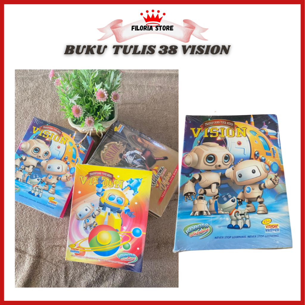

FILORIA - Buku Vision 38 Buku Tulis 38 vision