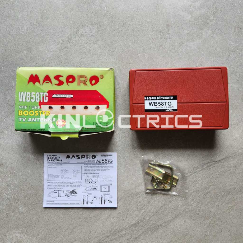 KINLECTRICS Boster Maspro Atas Booster Atas WBR58TG Boster Antena TV
