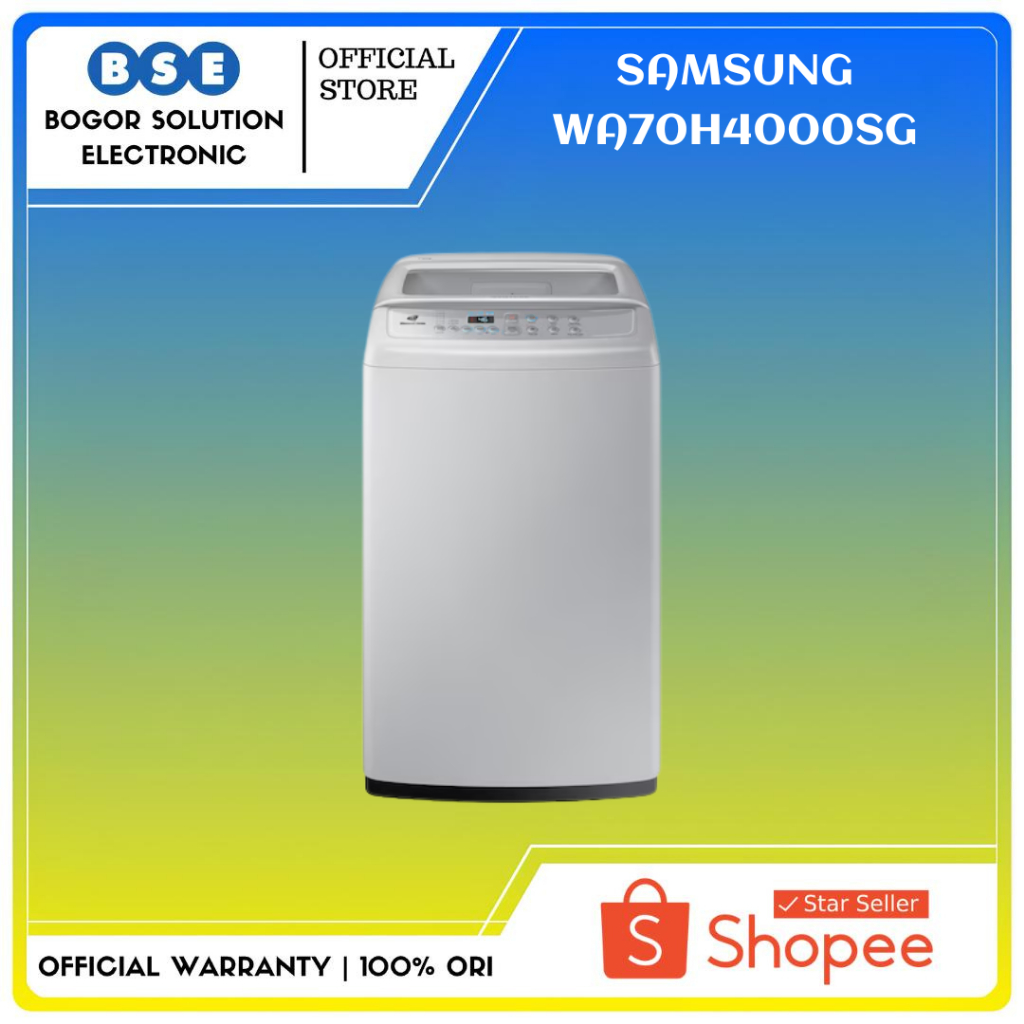 Mesin Cuci Samsung 7 Kg WA70H4000SG | Samsung Wa70h4000 | Samsung Wa70