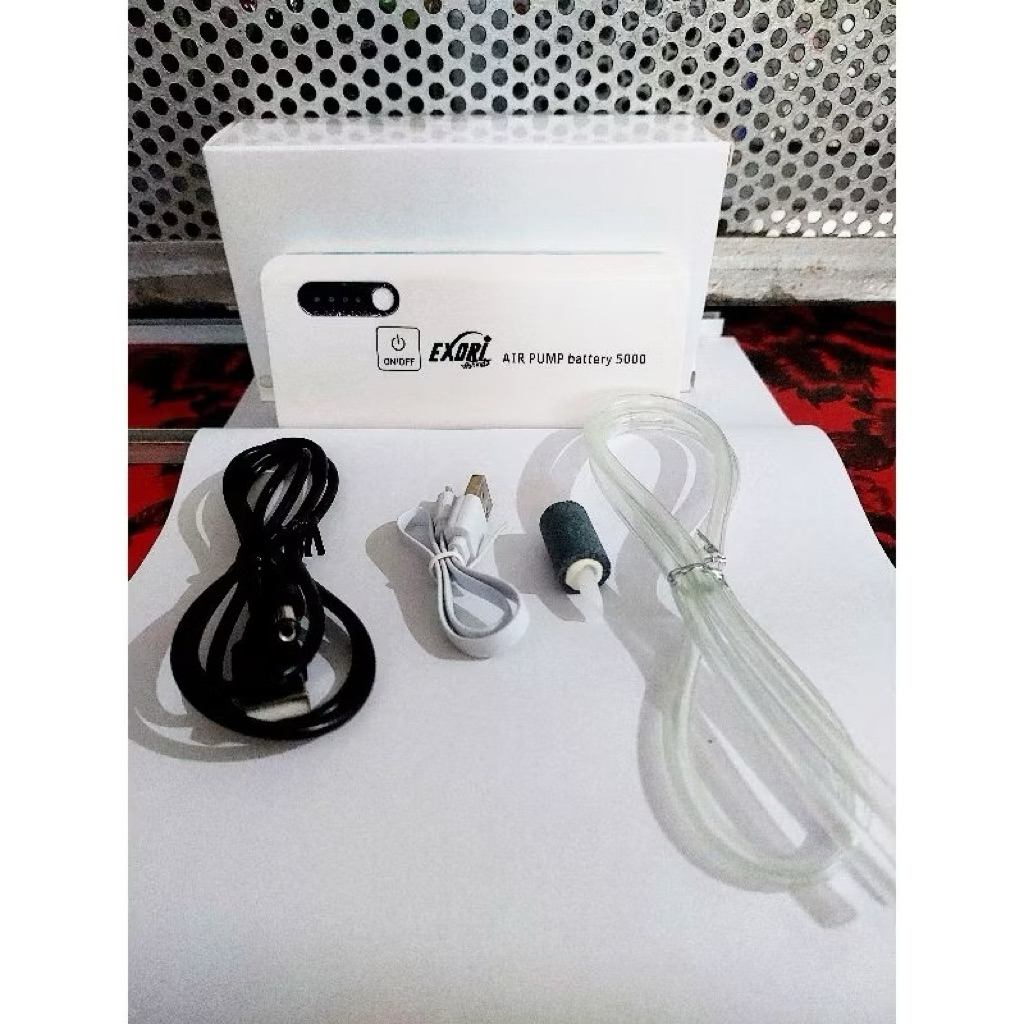 Exori air pump/Aerator Cas/Aerator gelembung oksigen Charger/Aerator Bisa Ngecharger hp/Aerator port