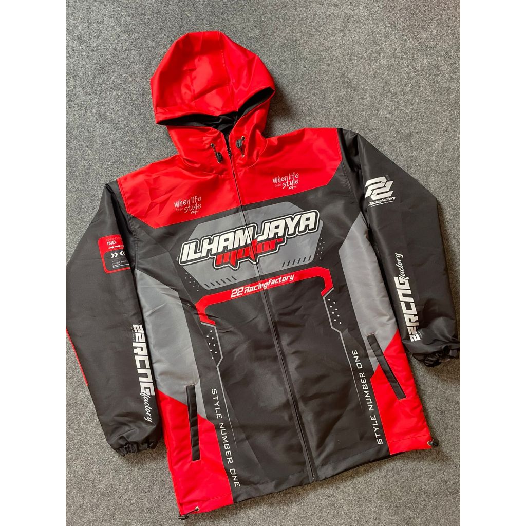 JAKET RACING SUPERMOTO BALAP TASLAN CUSTOM