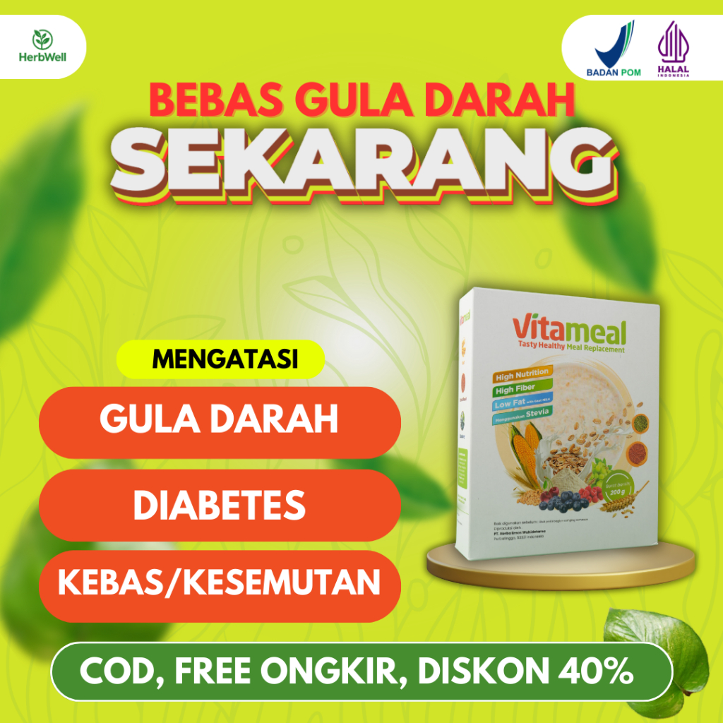 

[AMPUH ] Vitameal Membantu Turunkan Gvla Darah Secara Alami Multigrain tanpa ef3k s4mping