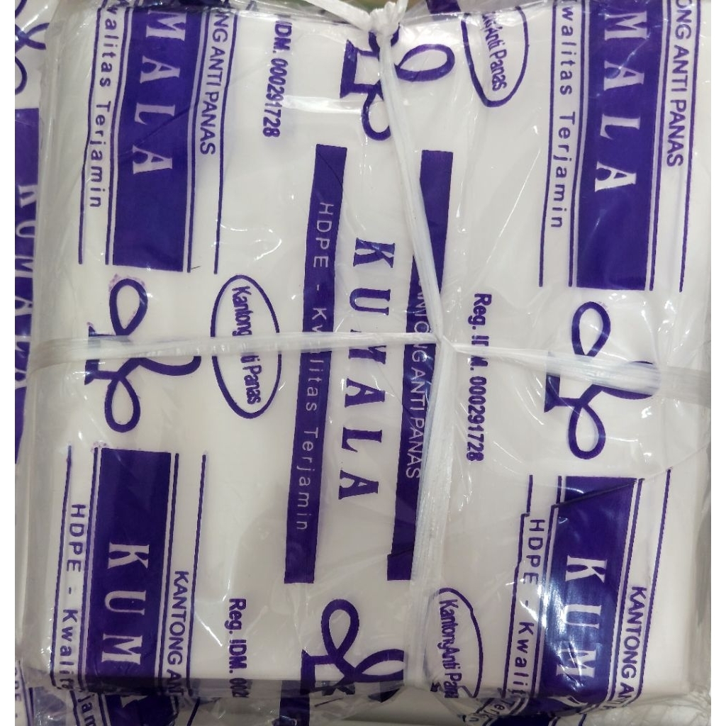 Kantong Plastik Bening Anti Panas HDPE KUMALA Plastik Lontong