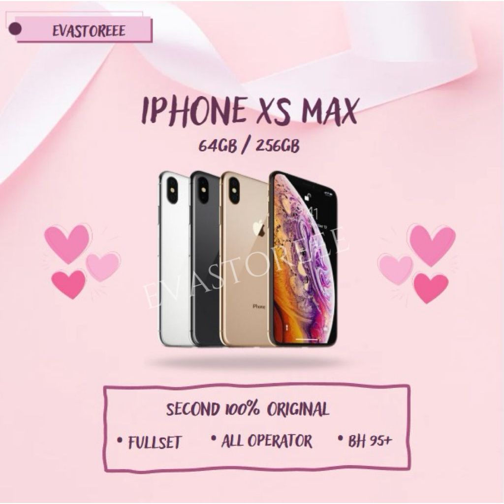 XS MAX 64GB 256GB 512GB Fullset 100%Original