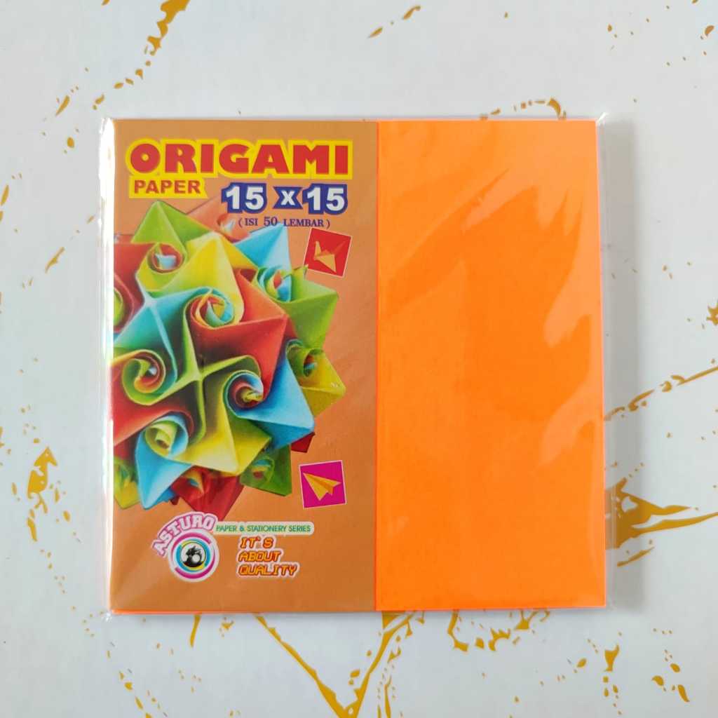 

Kertas Lipat 15X15 ASTURO Origami Paper ( 1 Pak / 50 Lembar )