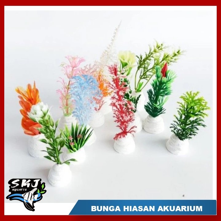 TANAMAN HIAS PLASTIK AQUARIUM AQUASCAPE / ORNAMENT HIASAN AQUARIUM TANAMAN PLASTIK