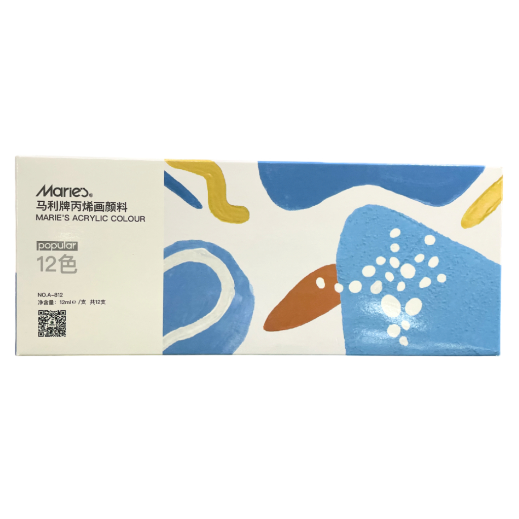 

Maries Acrylic Colour Cat Akrilik 12 Warna Tube 12ml – Cat Lukis Berkualitas untuk Pemula & Profesional - 812
