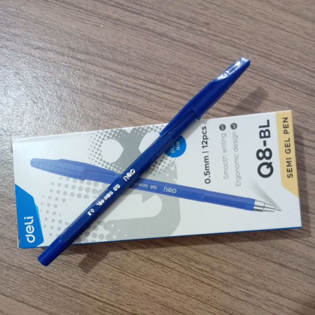 

SEMI GEL PEN DELI BIRU 0.5MM