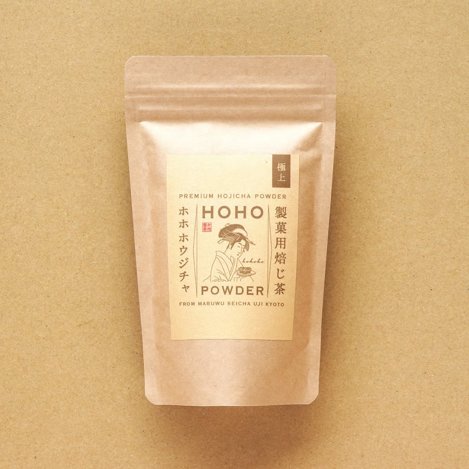 

[HOHO HOJICHA] Premium Dark Roast Hojicha Powder 80g for Confectionery | roasted green tea powder for baking