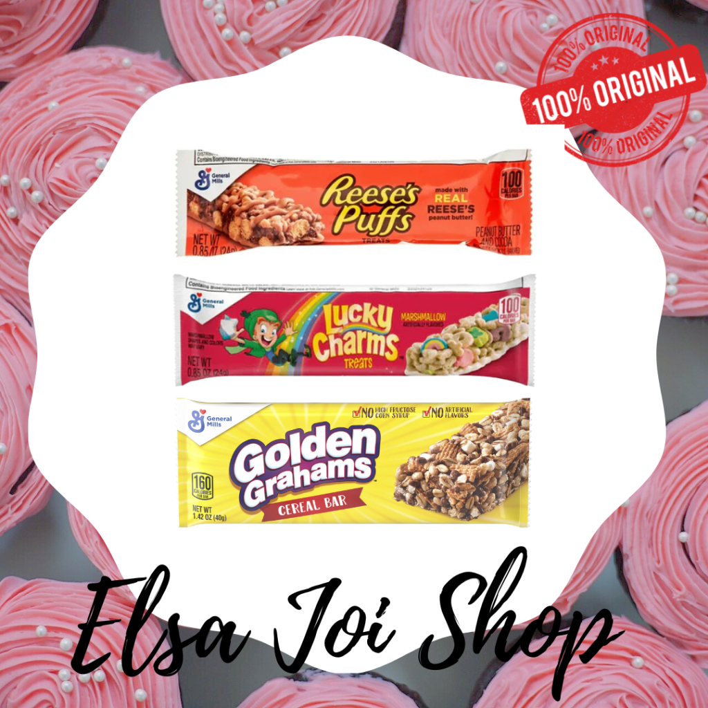 

Golden Graham / Lucky Charm / Reeses Puff Snack Bar Chocolate - SATUAN