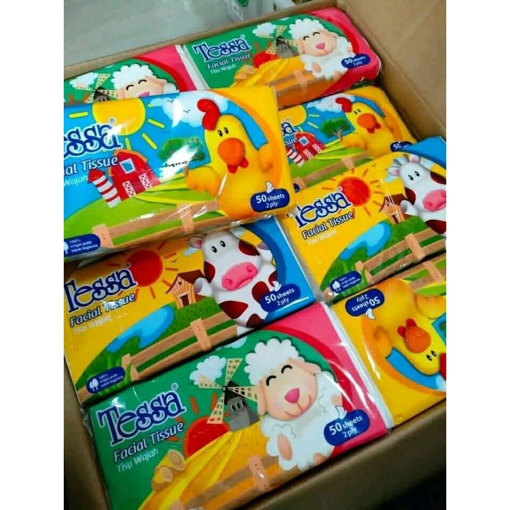 Tisu travel tessa 50sheet