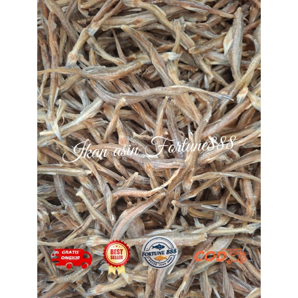 

Ikan Asin Siting/Jamrong/Lomek Tanpa Kepala/ Siting Tiau Kering Full Tawar Asli Bagansiapi api