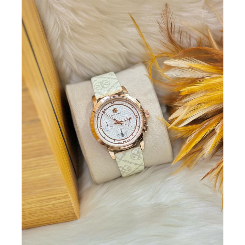 ( BISA COD ) jam tangan wanita TORY BURCH KULIT TB-62202