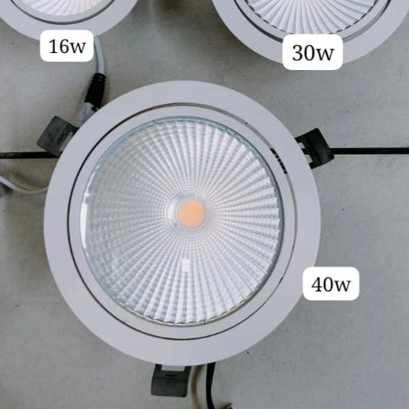 LAMPU LED SPOTLIGHT 40WATT DOWNLIGHT LED 40W SPOTLIGHT KIM LAMPU SOROT LED DOWNLIGHT LED